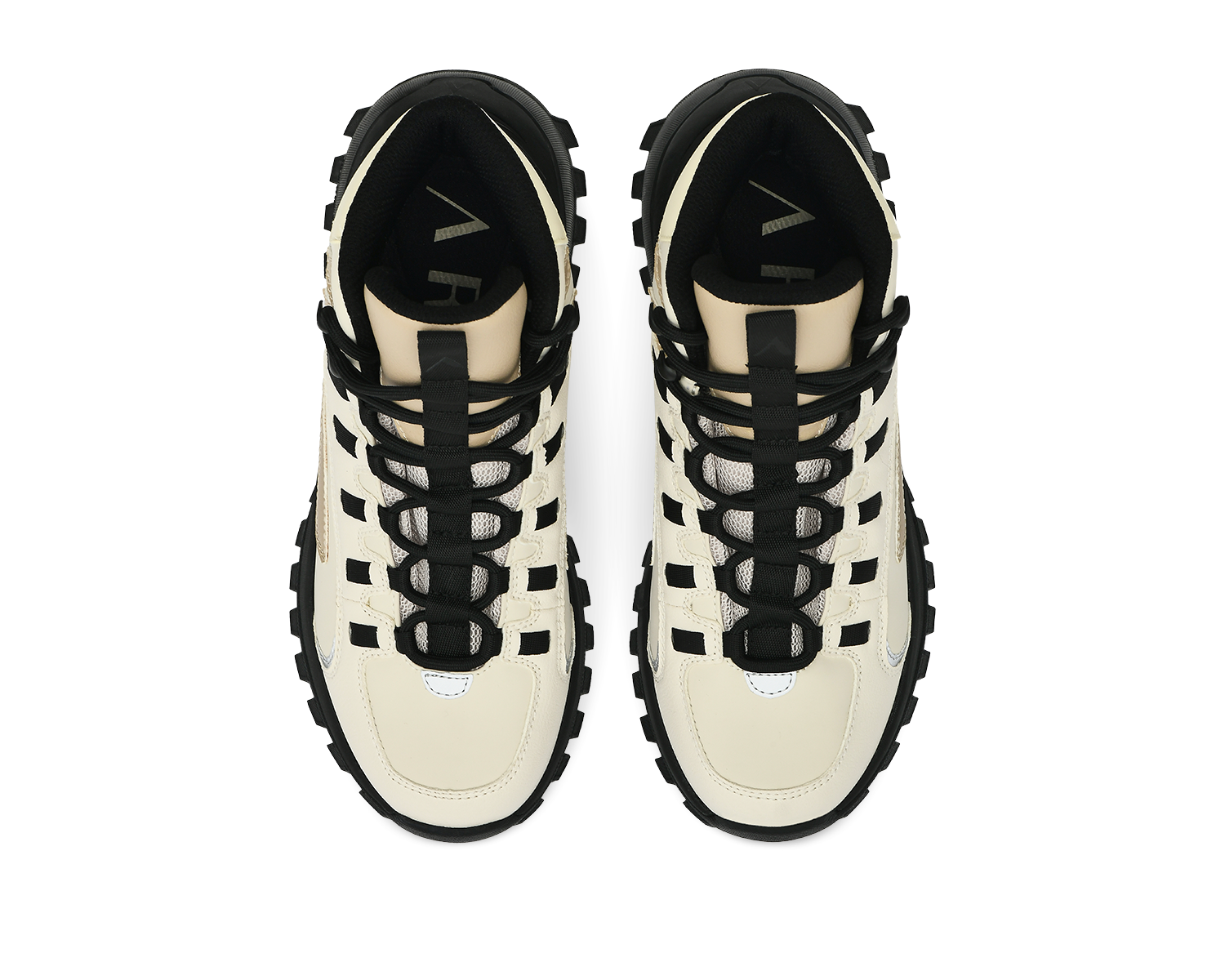 ARKK Essential Line Apaze Hightop | Antique White Black Apaze Hightop